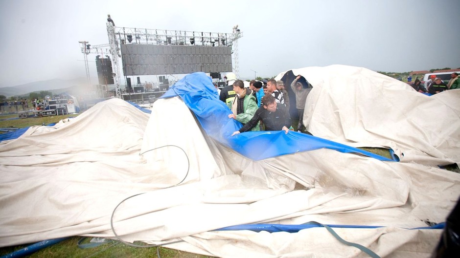 Pohoda 2009- pád stanu