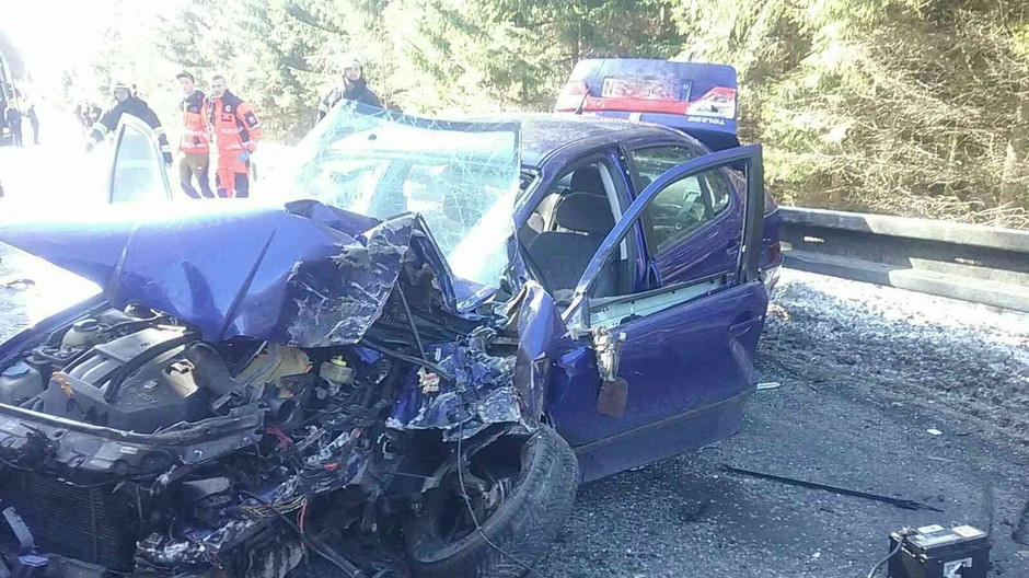 nehoda pri Oravskom Podzámku