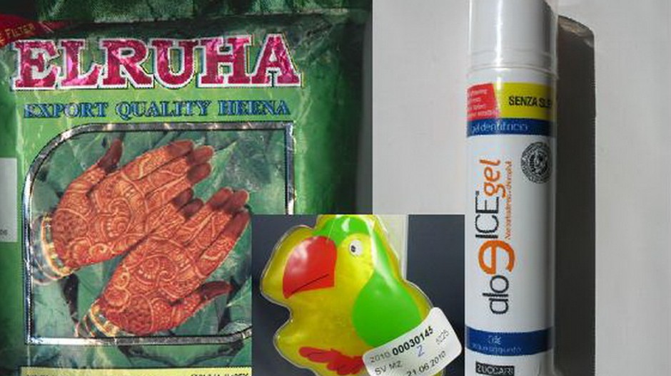 Elruha Export Quality Heena, farba na vlasy, sprchový gél Bath od soapland, zubná pasta AloeICEgel od ZUCCARI

