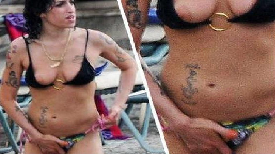 amy winehouse sa chytá v rozkroku