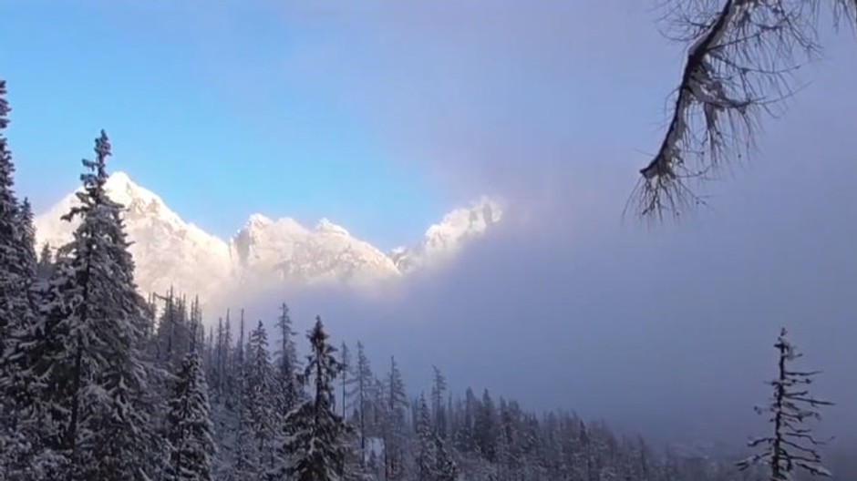 Zasnežené Tatry 