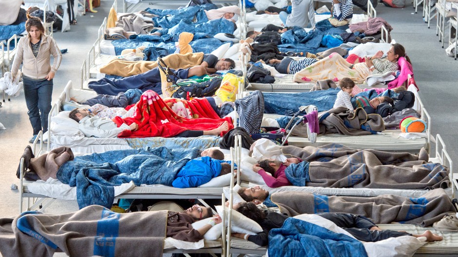 Nemecko migranti postele