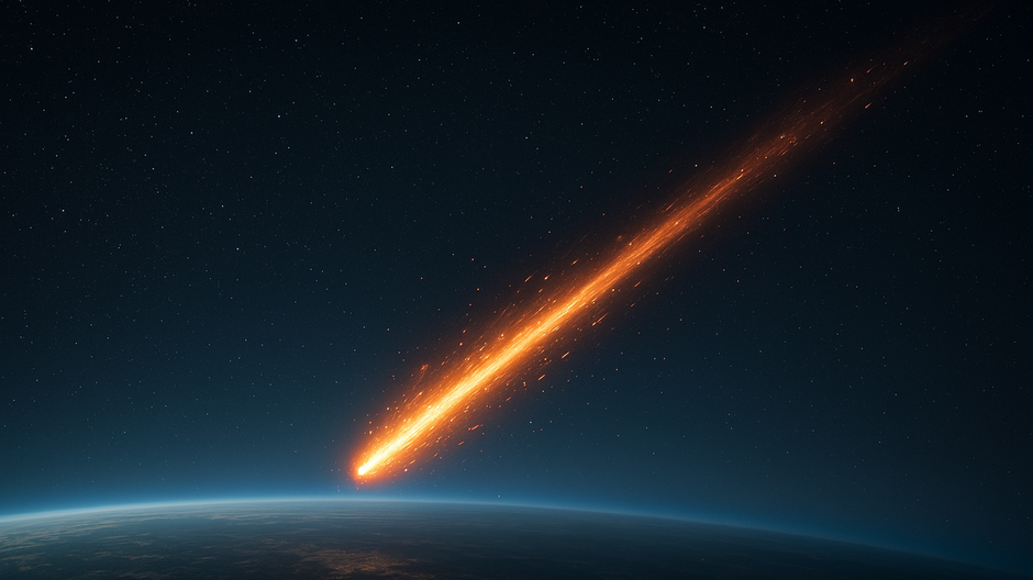 Satelity Starlink zhorievajú v atmosfére Zeme, zachytené na nočnej oblohe