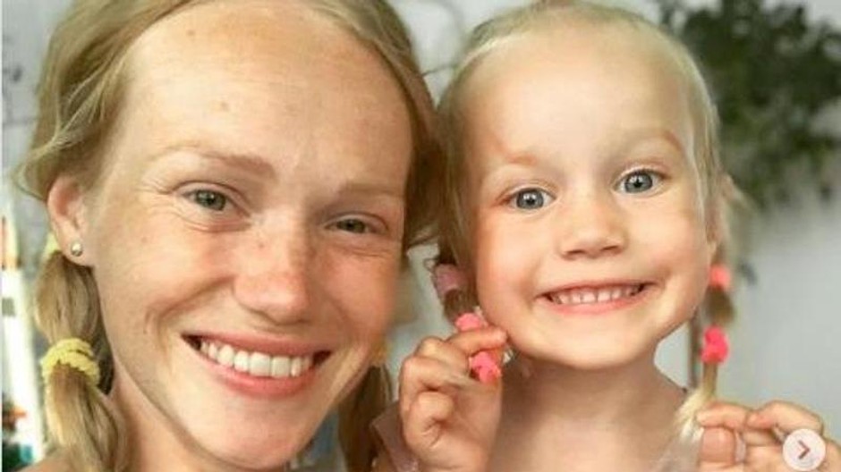 Dominika Morávková s dcérou