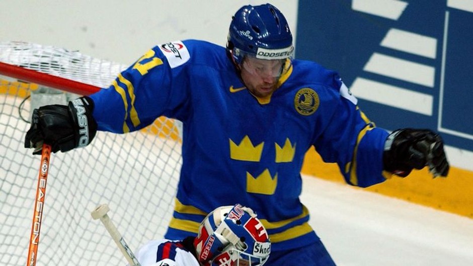 Forsberg v drese Tre Kronor