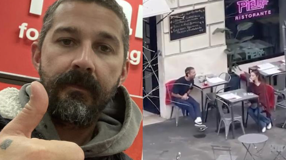 Shia Labeouf a incident v Ríme