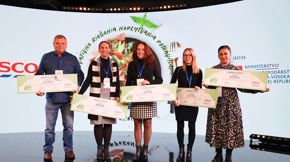 TESCO-vitazi grantu Zachranari jedla