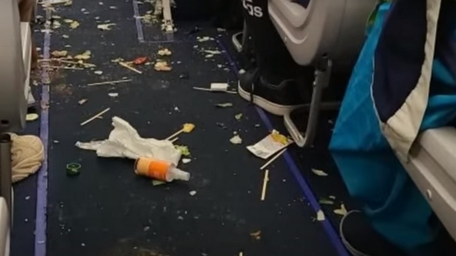 Lietadlo po turbulencii