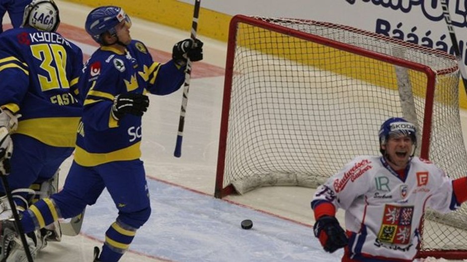 Česko Švédsko po góle Pruchu