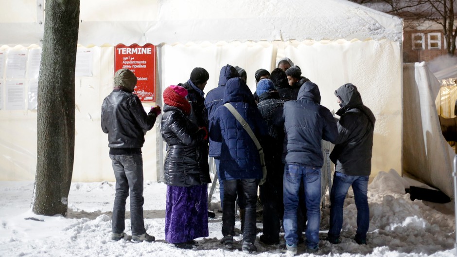 Berlín Lageso migranti registrácia sneh