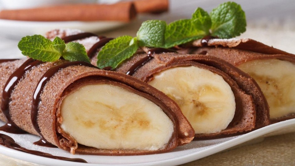 čokoládové palacinky