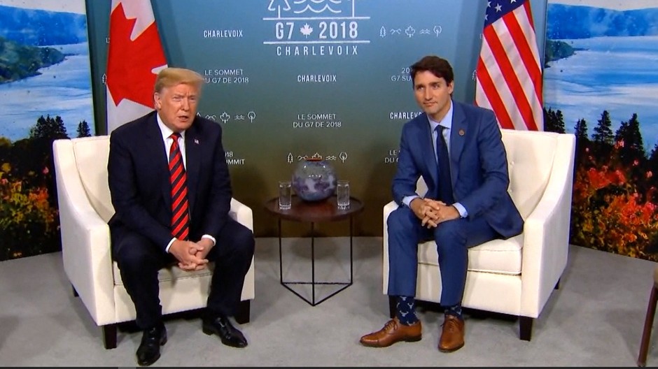 Trump a Trudeau