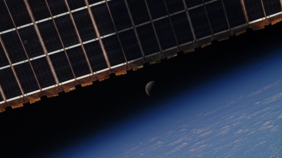 Zatmenie Mesiaca z ISS