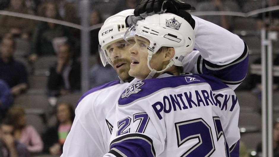 Michal Handzuš v zápase Dallas-Los Angeles