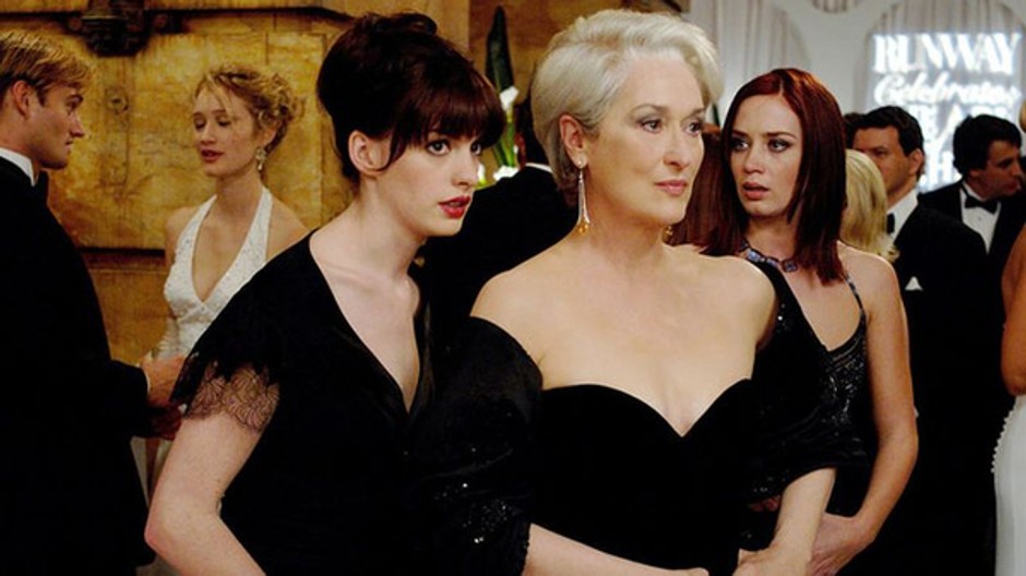 Anne Hathaway vo filme Diabol nosí Pradu