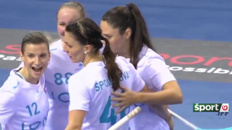 Radosť florbalistiek Slovenska