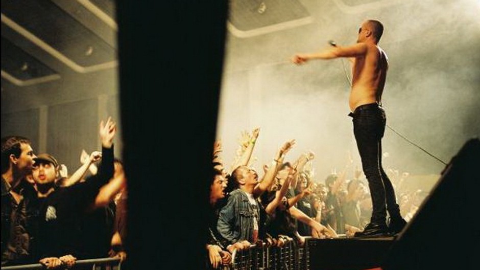 Whiskey počas koncertu