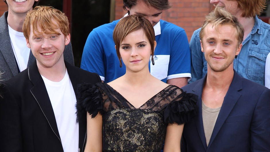 emma watson, tom felton a rupert grint