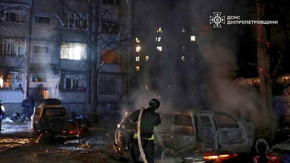 Ukrajina útok na Dnipro