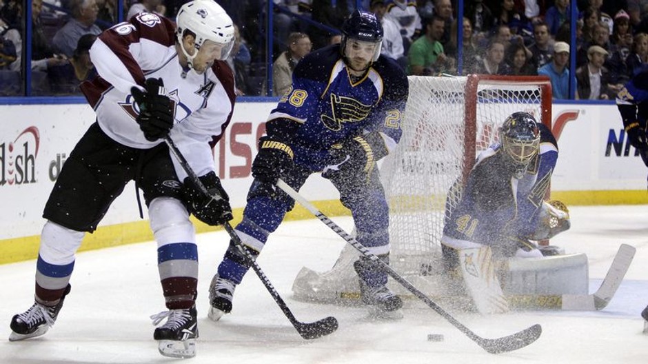 Jaroslav Halák v zápase proti Coloradu