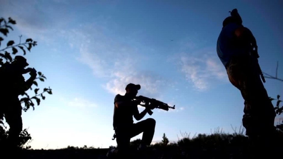 Ukrajina, vojaci, boje, tanky - rozpohybovaná foto1015