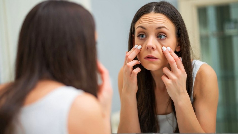 Opuchnuté oči, kruhy pod očami