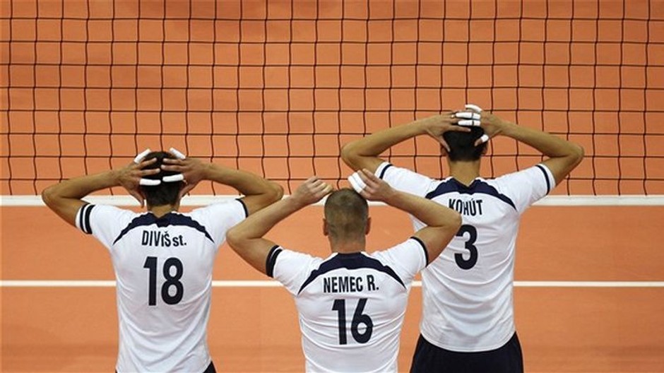 Volejbalisti Slovenska na bloku