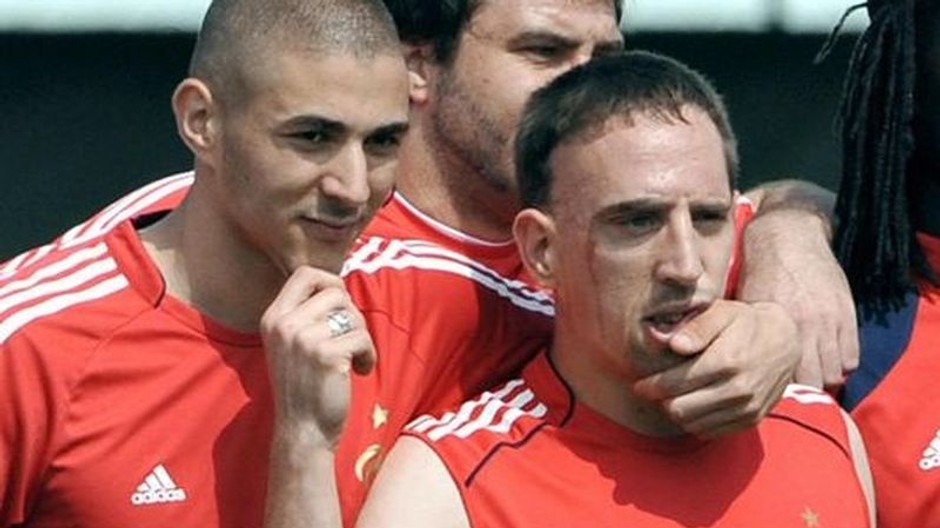 Ribery a Benzema
