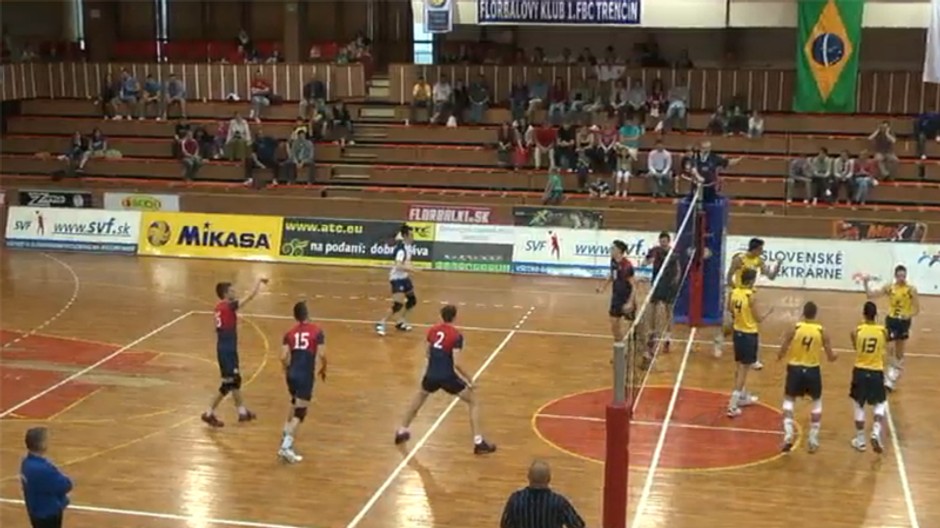 Volejbal Slovenko U-21-Brazília