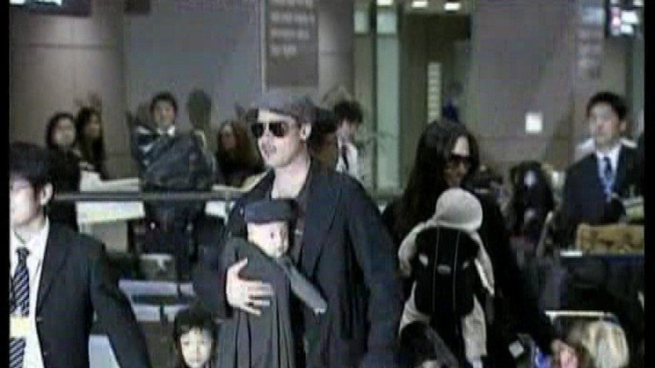 Angelina Jolie, Brad Pitt a dvojčatá Knox a Vivienne