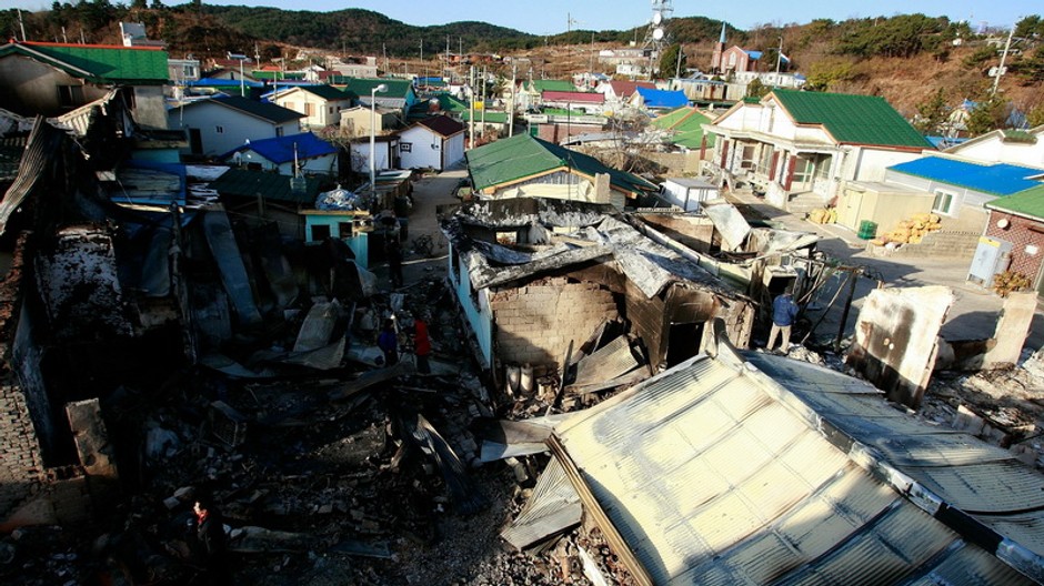 spustošená krajina