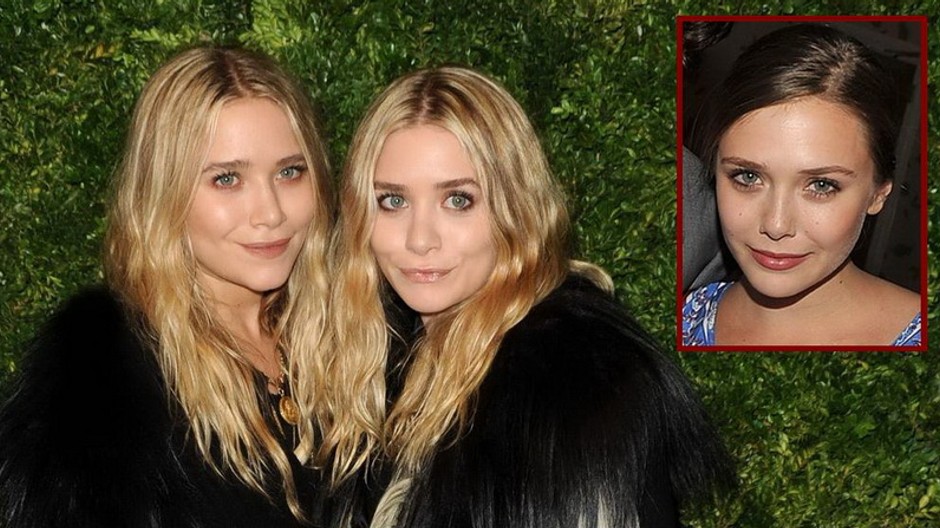 Ashley a Mary-Kate Olsen, herecky, so sestrou Elizabeth, kolaz