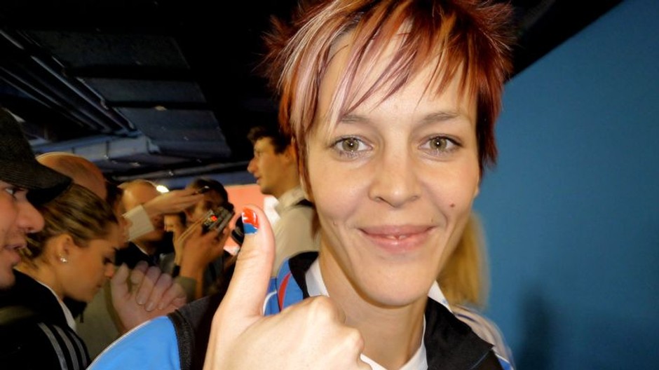 Radosť slovenskej reprezentantky Dany Velďákovej