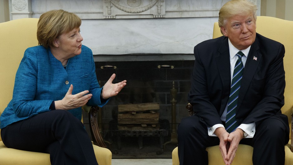 Angela Merkel, Donald Trump
