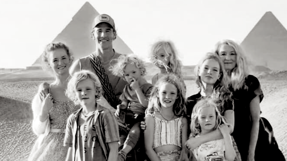 James Van Der Beek s rodinou