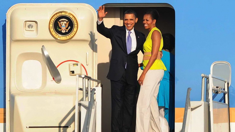 Michelle a Baracka Obamovci