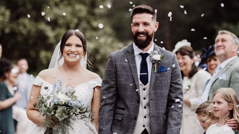 Joshua Vickers s manželkou