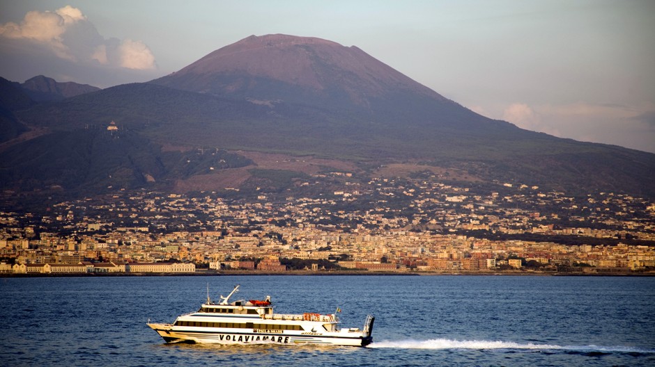 Vezuv sopka panoráma