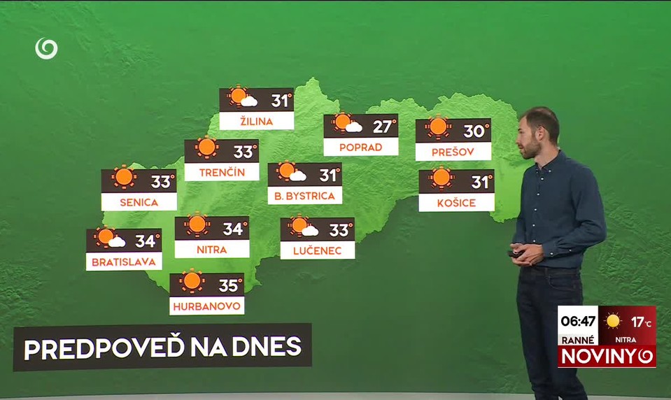 Počasie s Danielom CIBULOM
