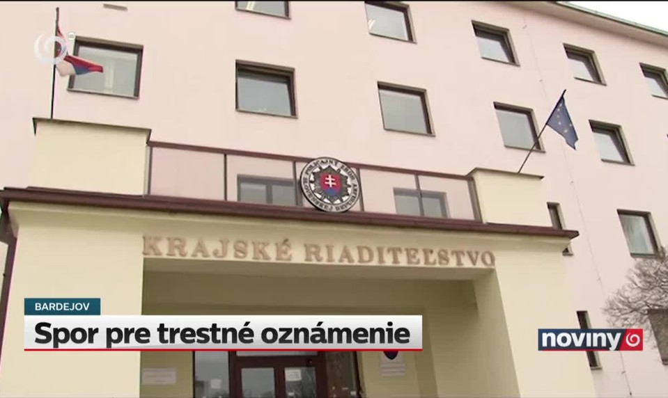 Spor pre trestné oznámenie