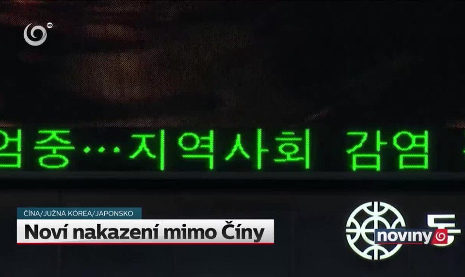 Noví nakazení mimo Číny