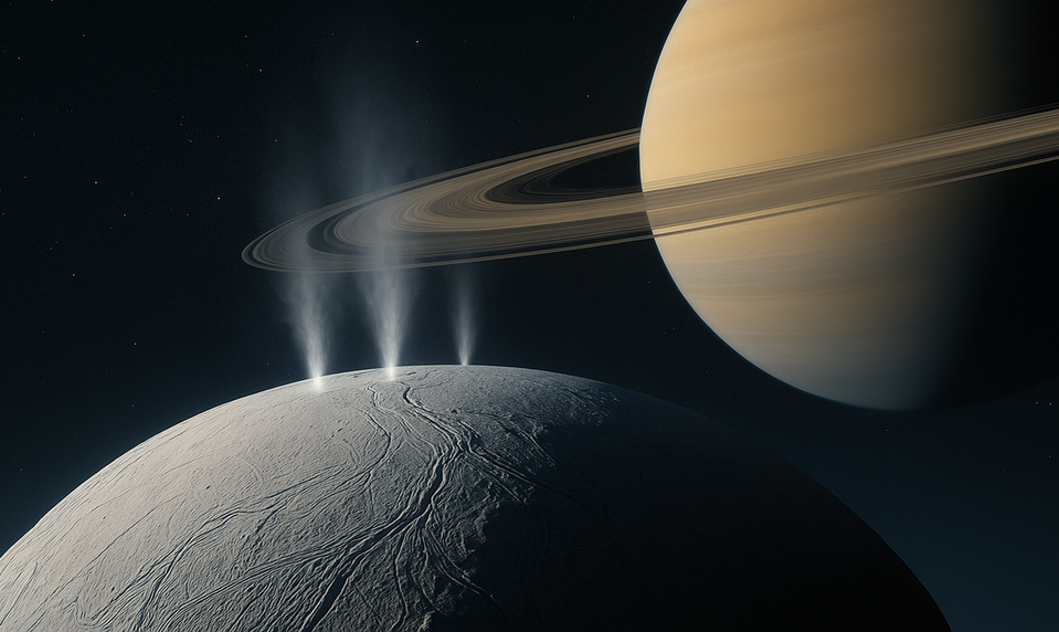NASA odhalila tajomstvo: Pod ľadom Enceladu môže byť život