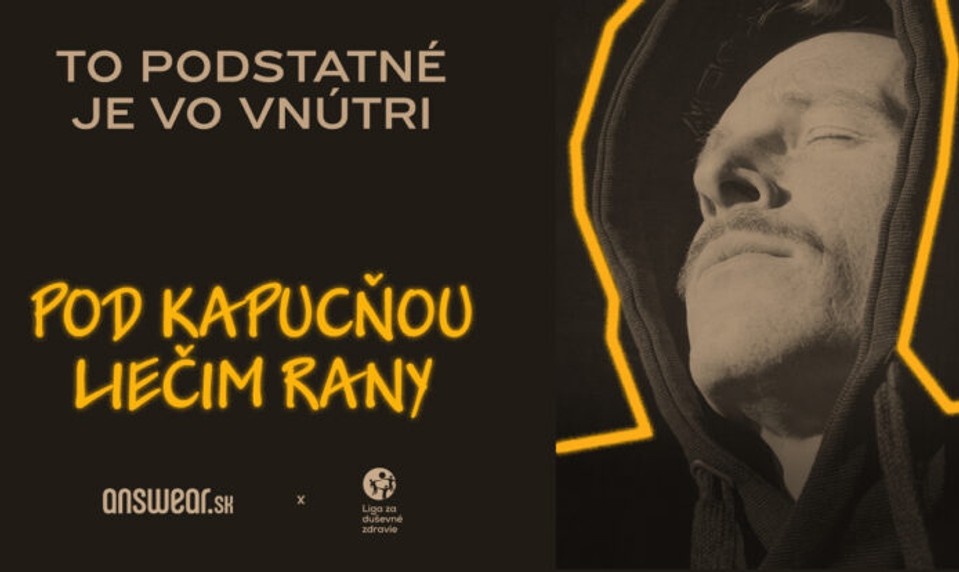 Answear.sk a Liga za duševné zdravie: Muži konečne prehovárajú o tom, čo nosia vo vnútri