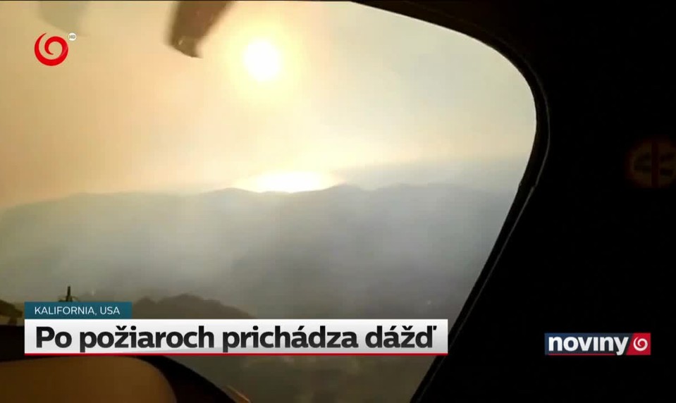 Po požiaroch prichádza dážď