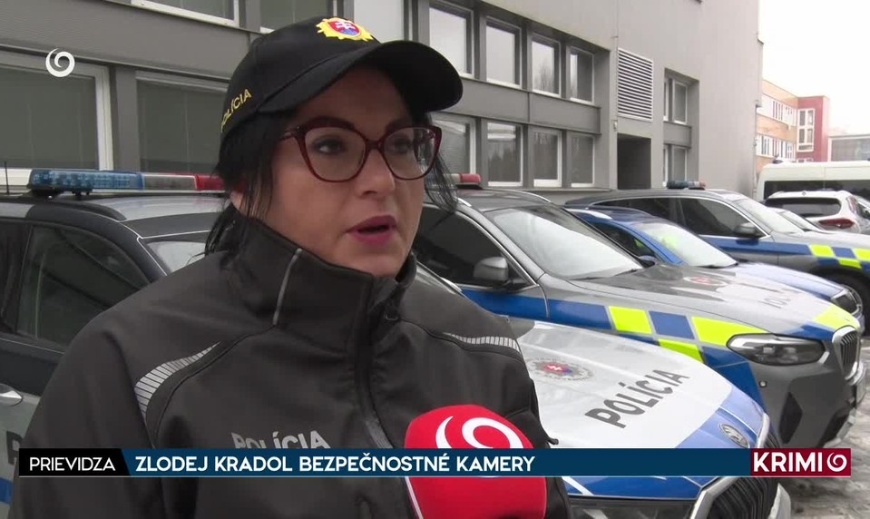 ZLODEJ KRADOL BEZPEČNOSTNÉ KAMERY