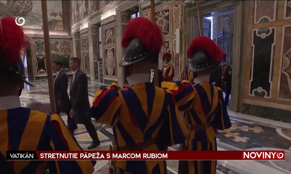STRETNUTIE PÁPEŽA S MARCOM RUBIOM