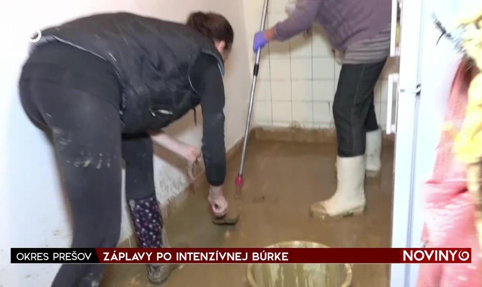 ZÁPLAVY PO INTENZÍVNEJ BÚRKE