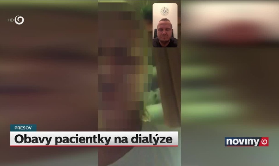 Obavy pacientky na dialýze