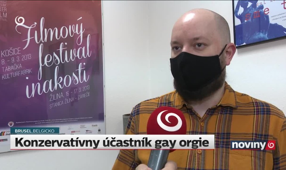 Konzervatívny účastník gay orgie