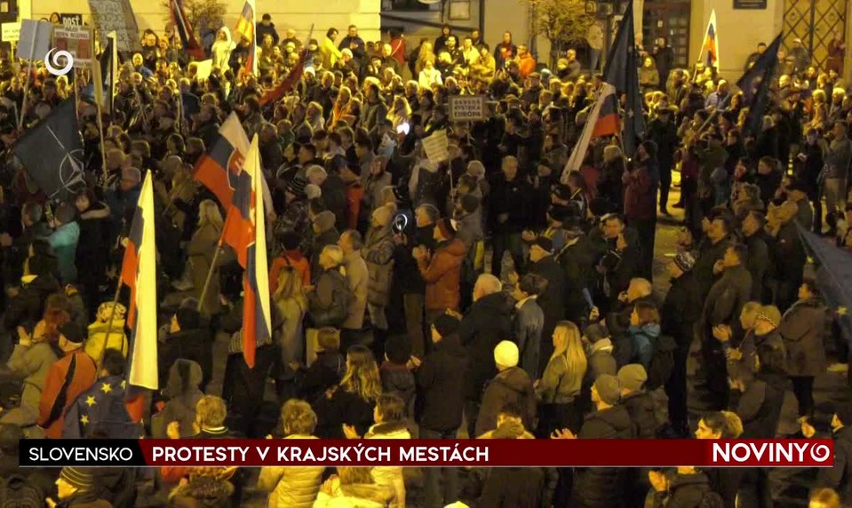 PROTESTY V KRAJSKÝCH MESTÁC